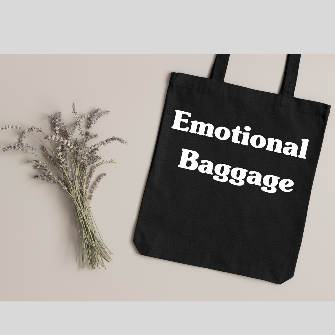 100% Cotton Tote Bag – "Emotional Baggage"