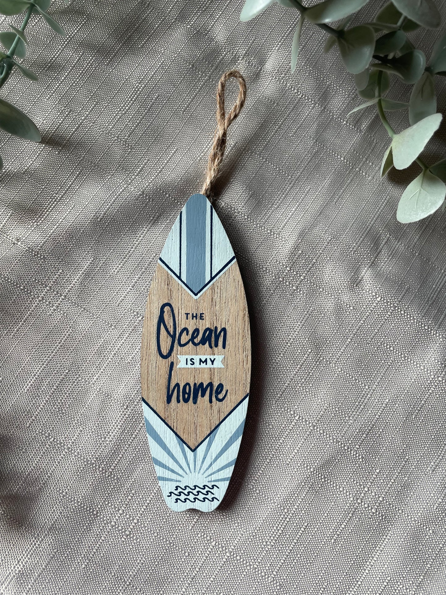 Mini Surf Board Wooden Hangings