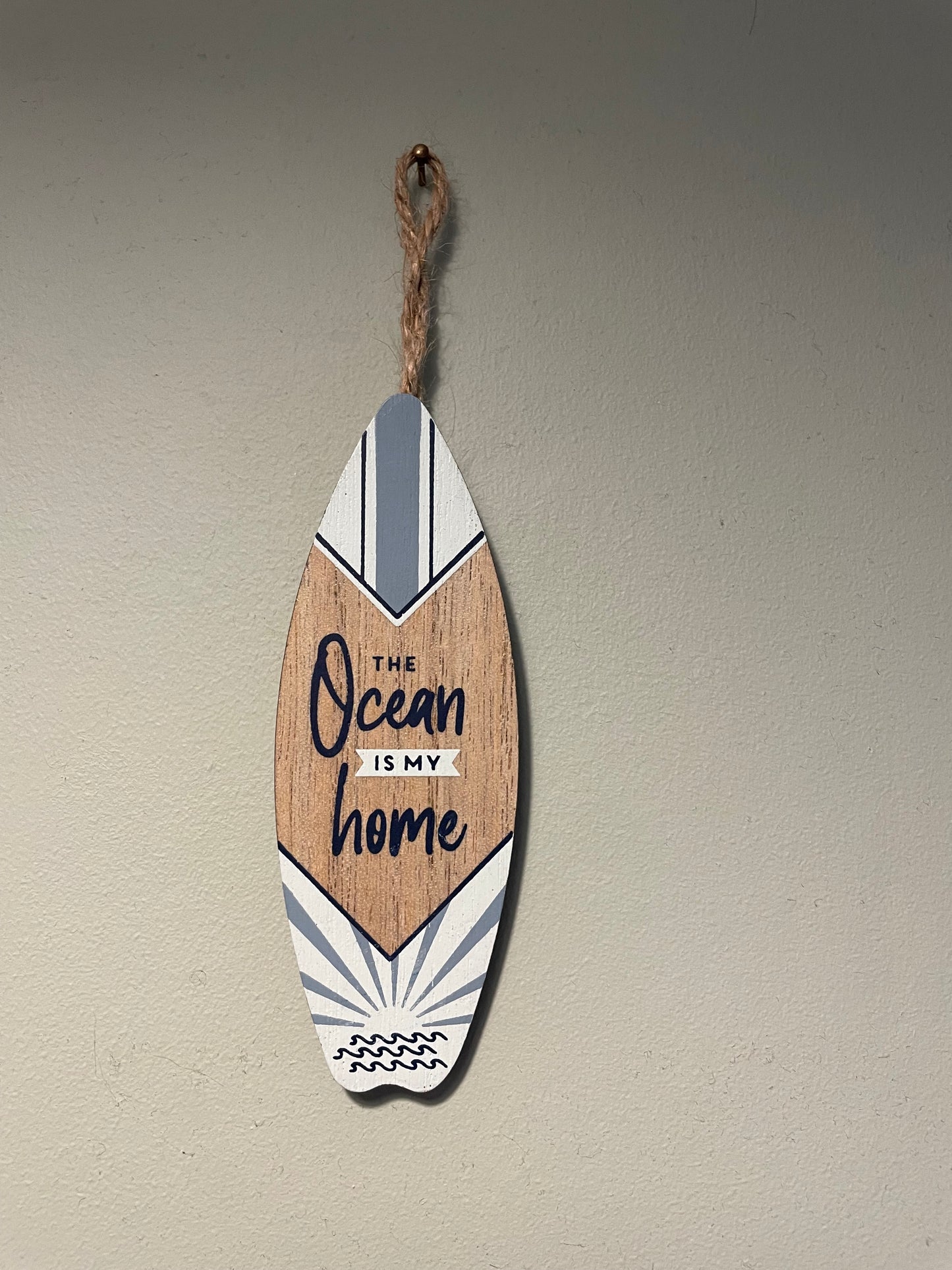 Mini Surf Board Wooden Hangings