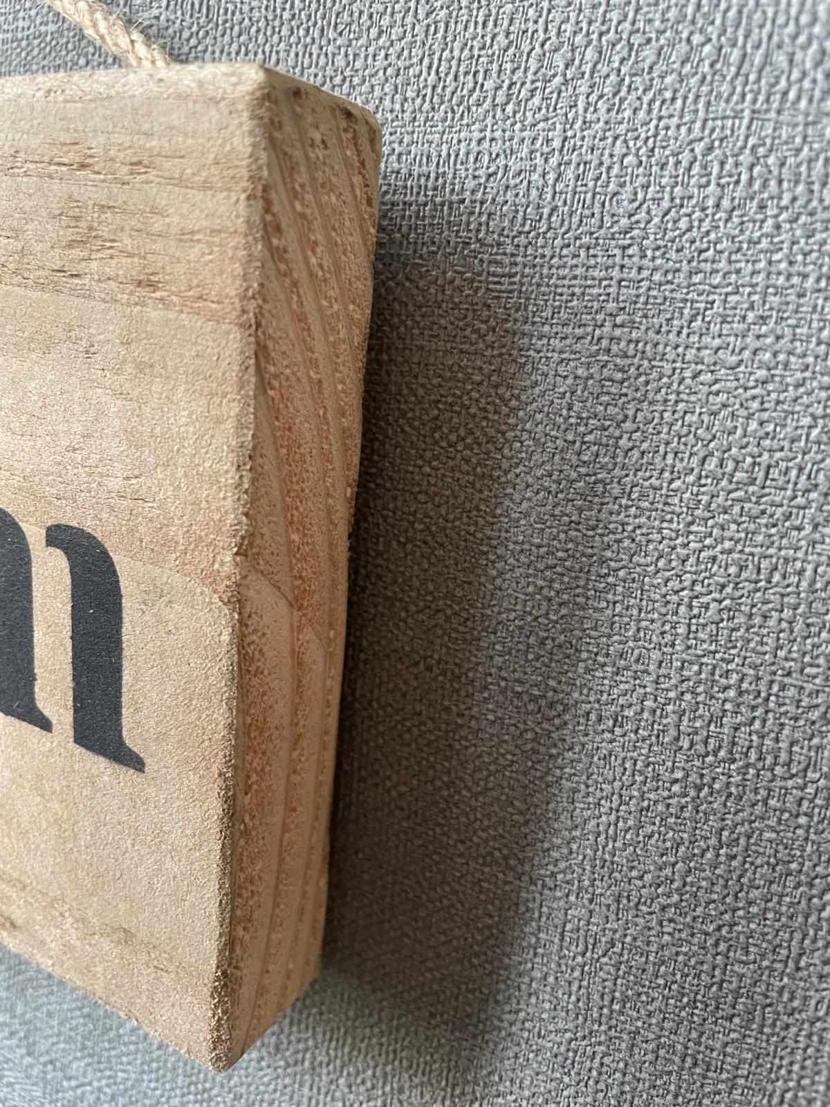 Handmade wooden sign (GRANDPARENTS So easy to operate even a child can do it)