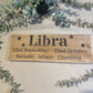 Handmade wooden sign - Libra