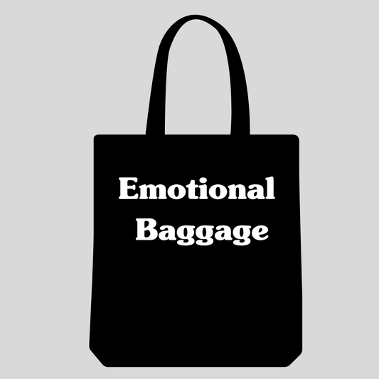 100% Cotton Tote Bag – "Emotional Baggage"