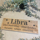 Handmade wooden sign - Libra