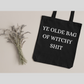 100% Cotton Tote Bag – "Ye Olde Bag Of Witchy Shit"