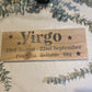 Handmade wooden sign - Virgo