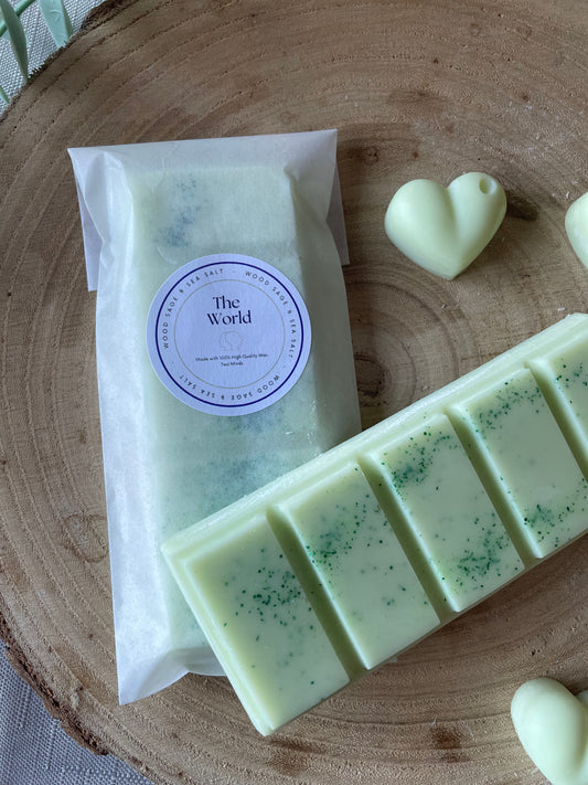 The World - Wood Sage & Sea Salt - Tarot Wax Melt Bar