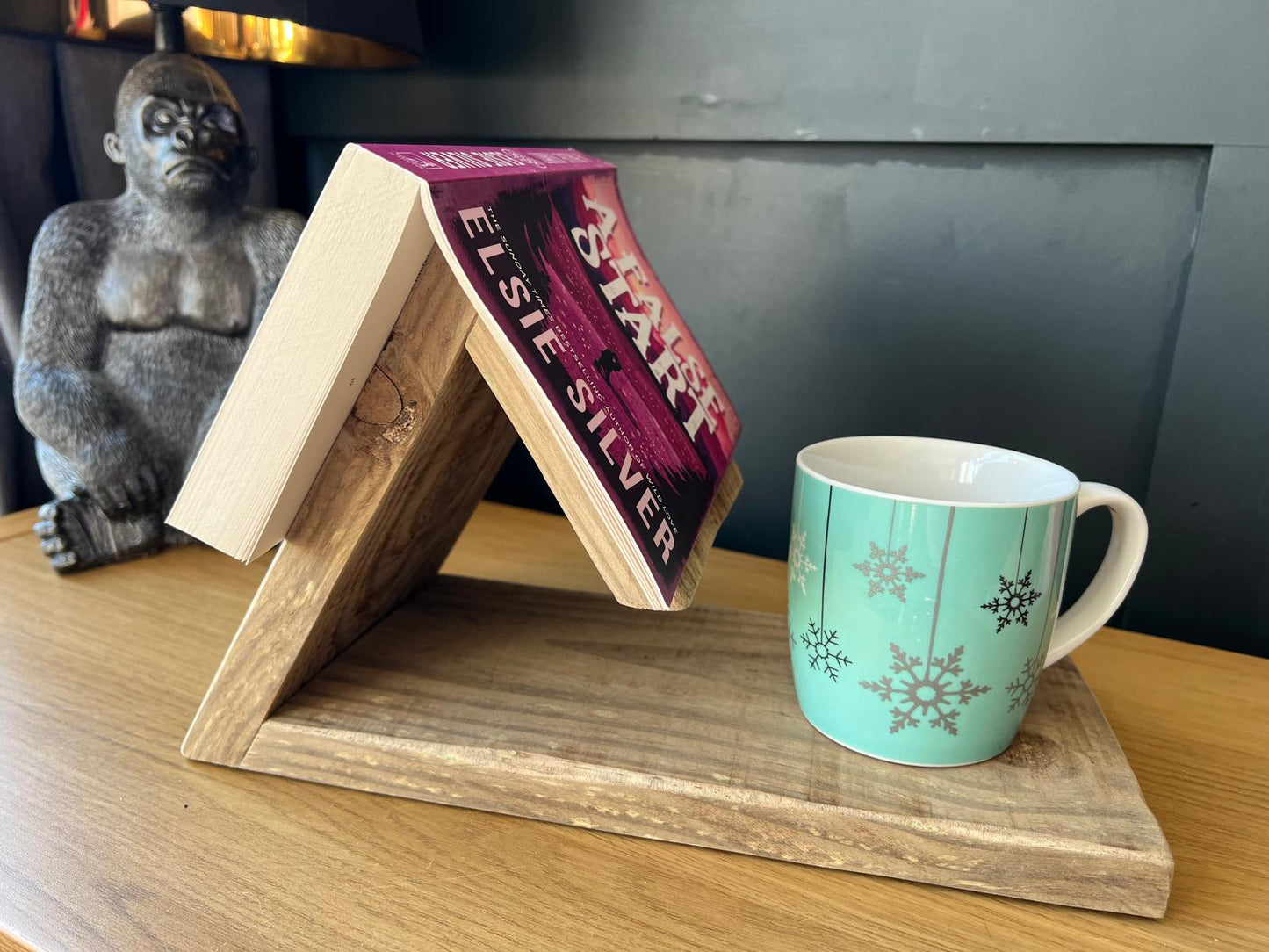 Handmade Wooden Book Stand
