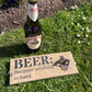 Rustic hardwearing wooden beer bottle opener - BEER: Because adulting is hard.