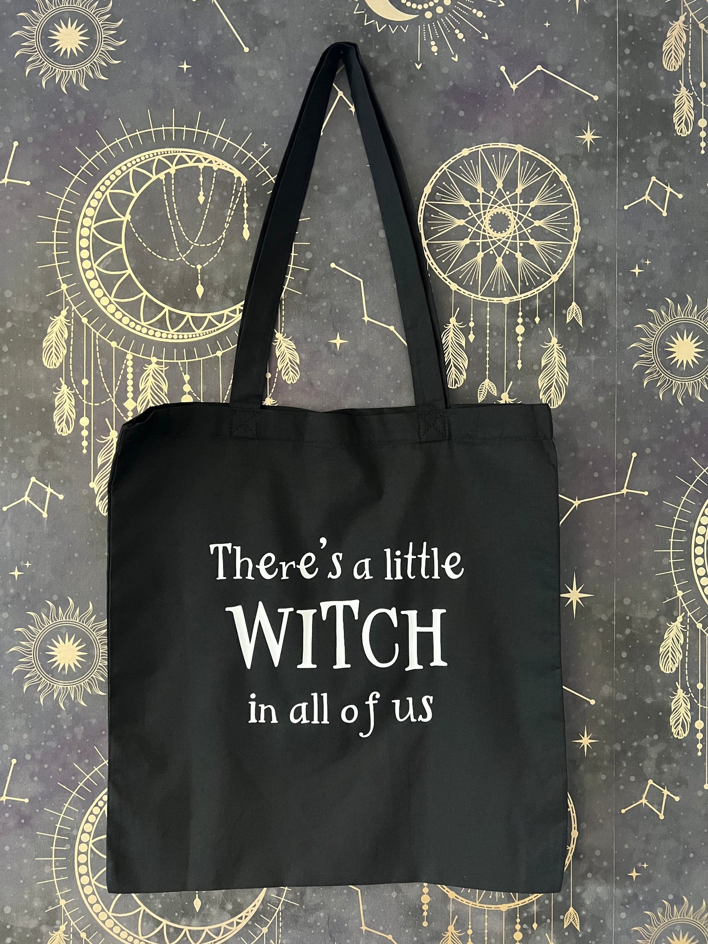 100% Cotton Tote Bag - There's a little Witch in all of us