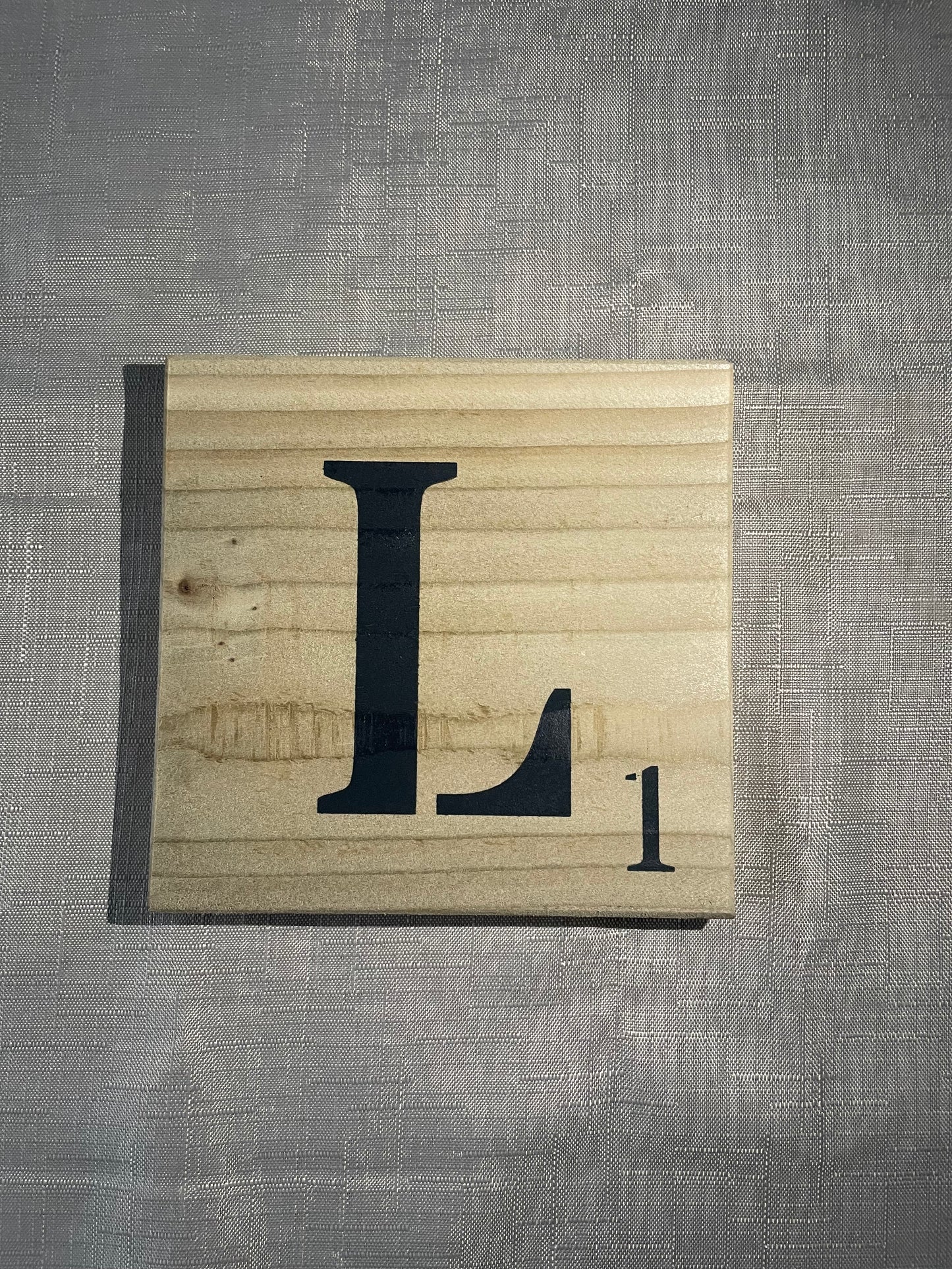 Wooden wall hanging scrabble letter