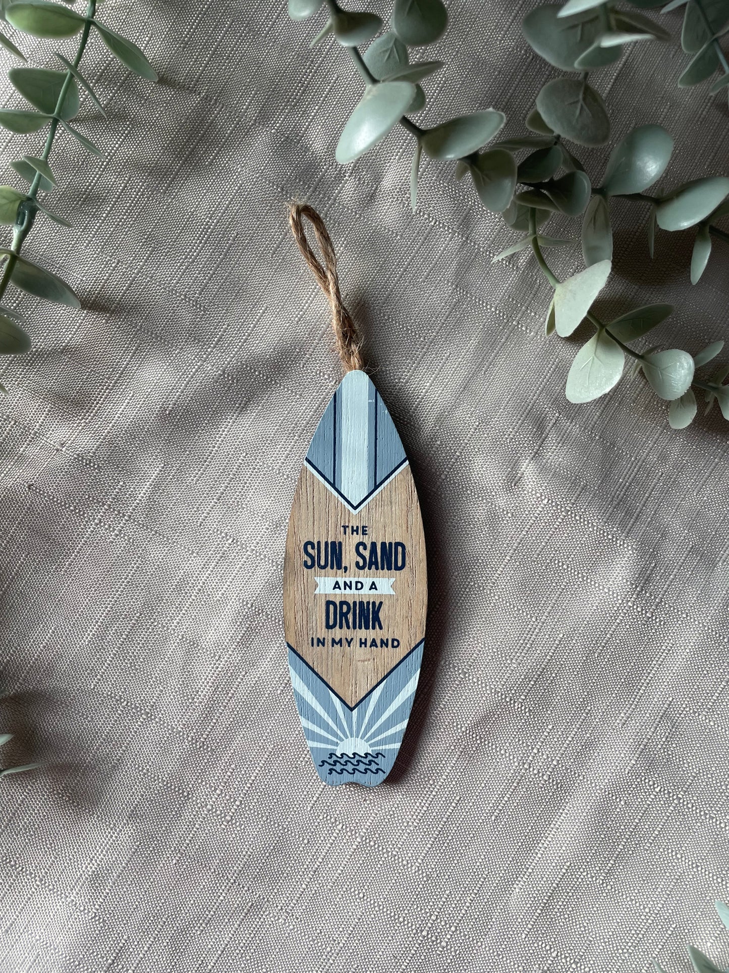 Mini Surf Board Wooden Hangings