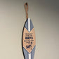 Mini Surf Board Wooden Hangings