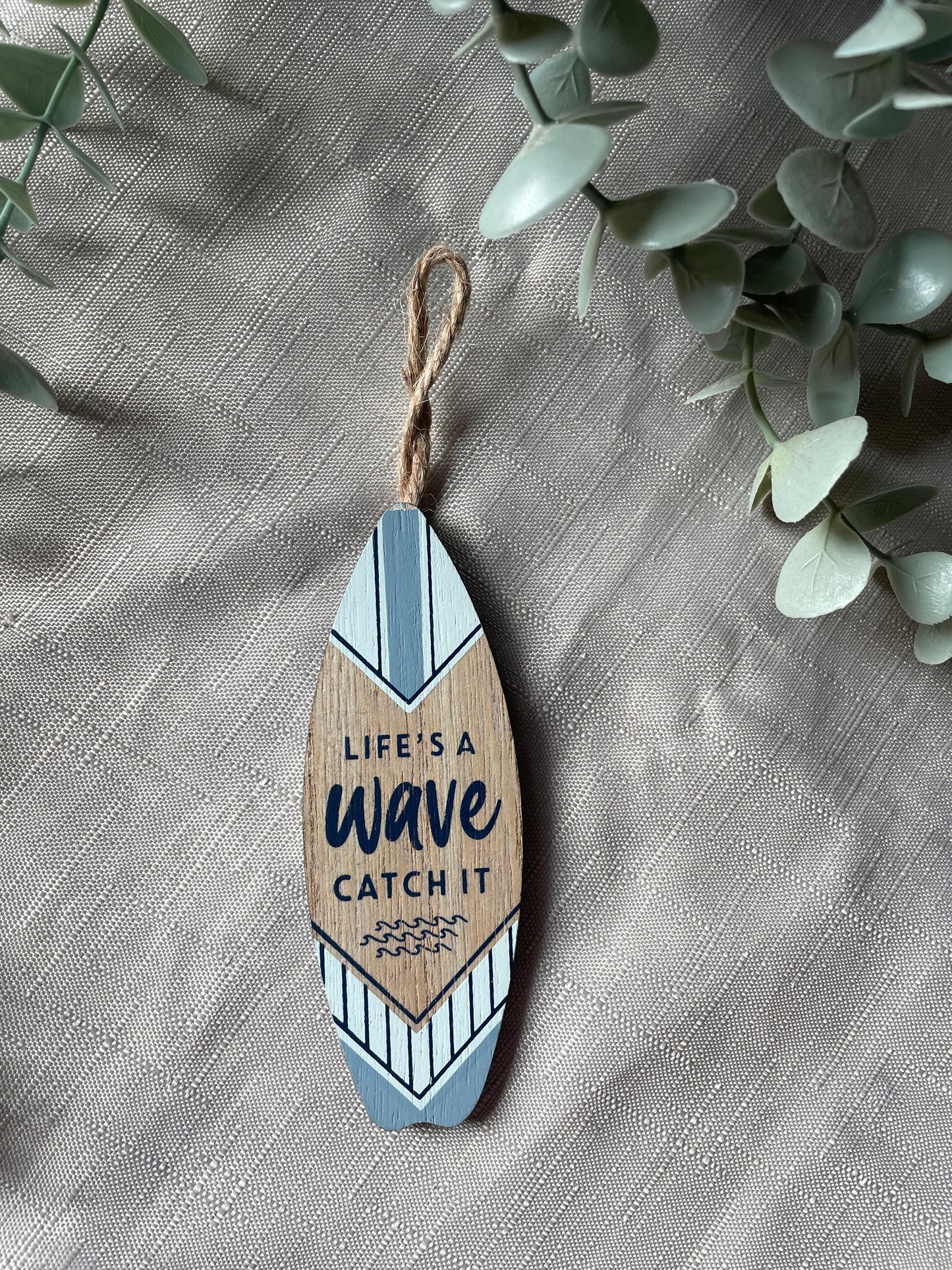 Mini Surf Board Wooden Hangings