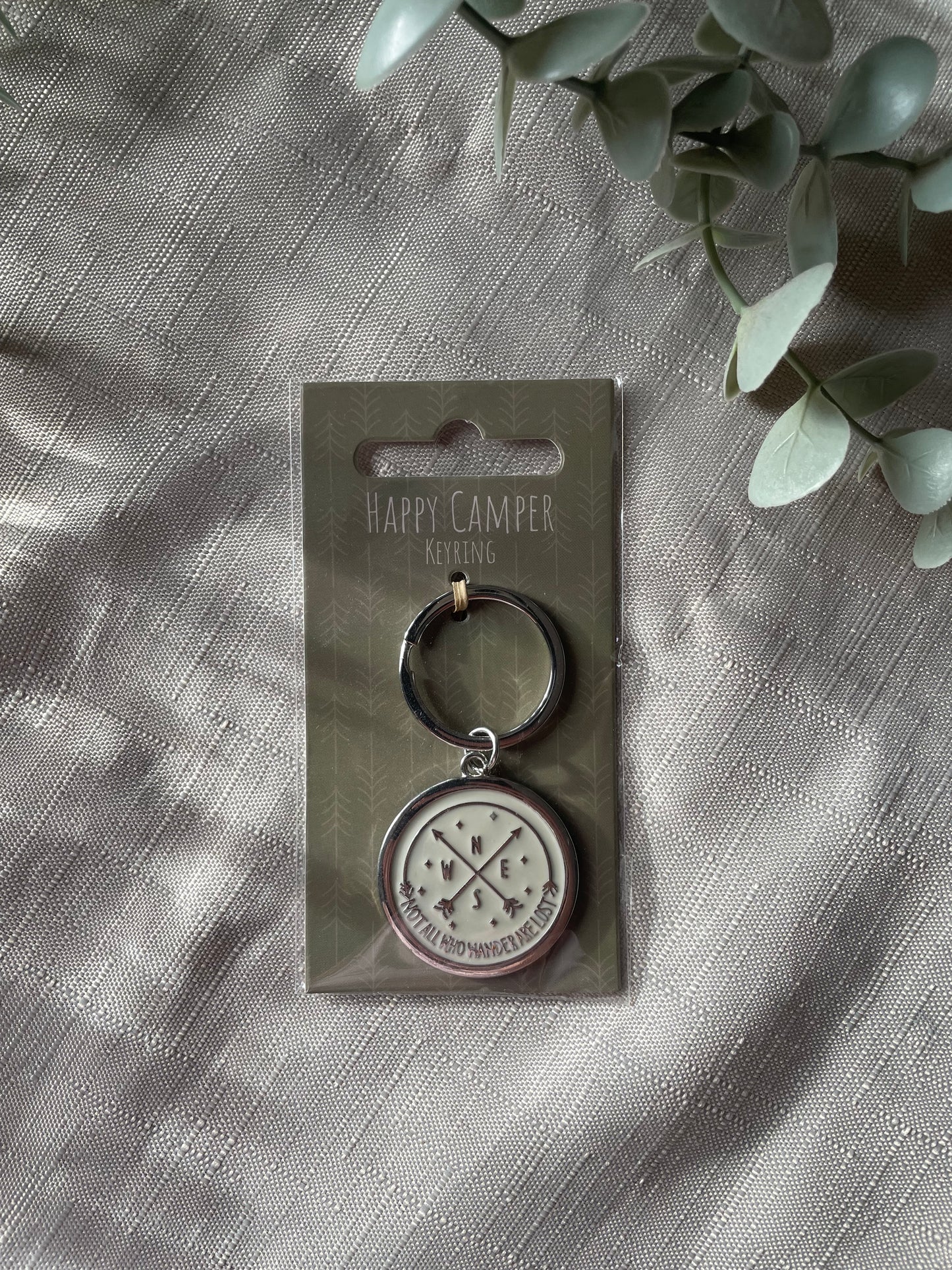 Happy Camper Key Rings