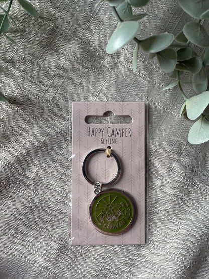 Happy Camper Key Rings