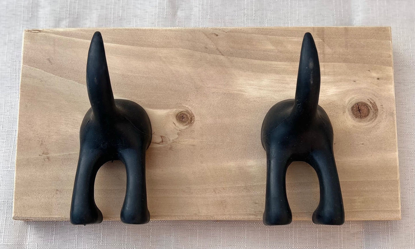 Rustic Wooden Dog lead holders